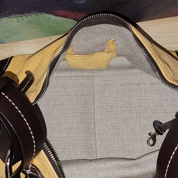 Dooney & Bourke 1975 Soft Leather Hobo Style Handbag Purse - Picture 9 of 17